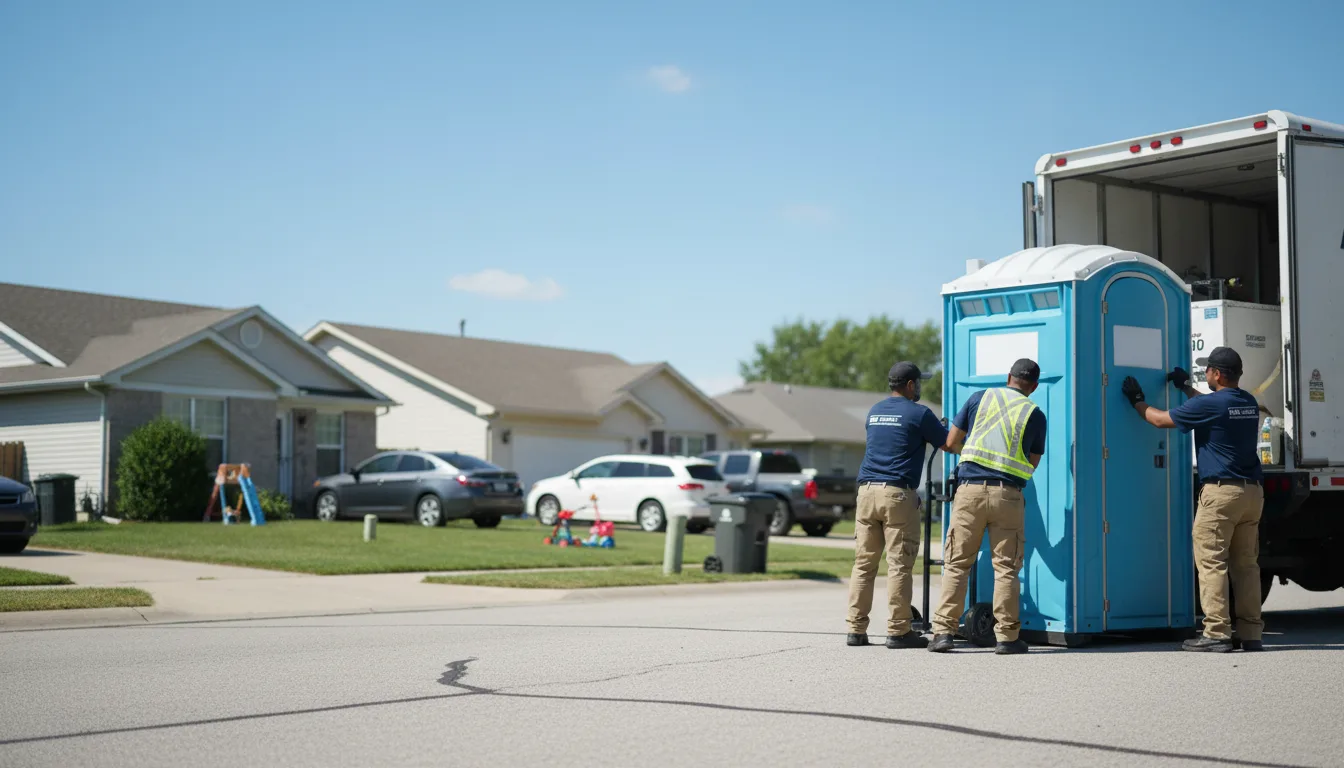 Standard Porta Potty Rentals in Maunie, IL near me